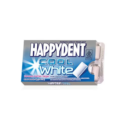 Confectionery HappyDent Cool White 14 gr (Strip) 1 ~item/2023/5/23/happydent7