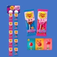 Chupa Chups Gum Filled Lollipop 12gr